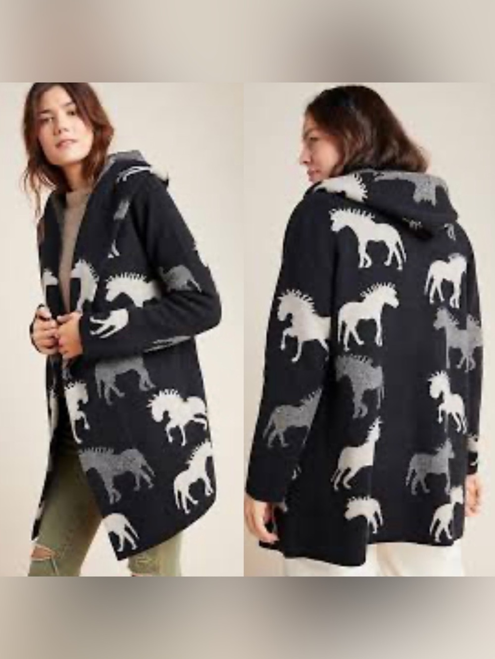 Anthropologie Sedona horse print